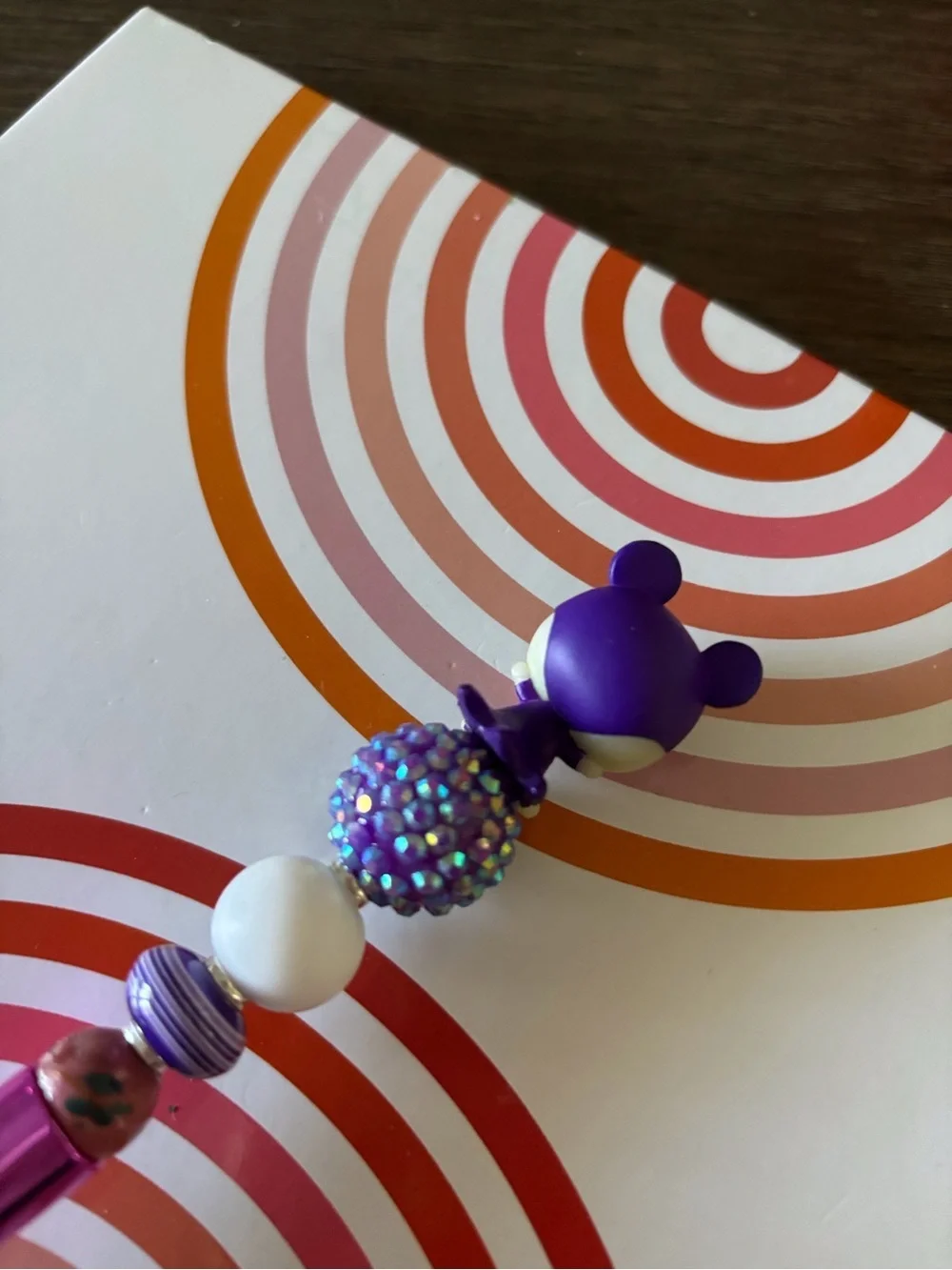 Disney Doorables: Nightmare Before Christmas: Vampire Teddy handmade beaded pen
